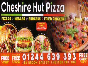 Chestertourist.com - Cheshire Hut Pizza Take Away Chester